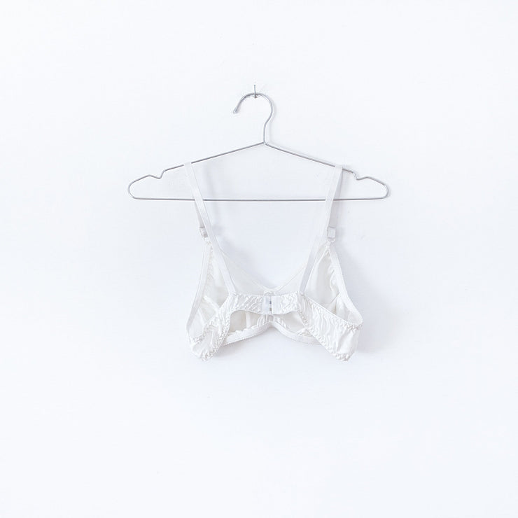 Vintage Sears Cotton Blend White Natural Cup Full Figure Bra 40D NEW •  $15.00