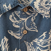 Vintage 90's Button-up Cotton Short Sleeve Hawaiian Shirt – Fold