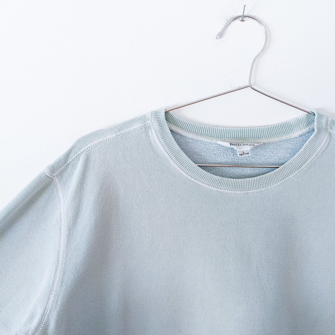 Vintage Northern Reflections Crewneck Sweatshirt Mint Green Fold and Fray
