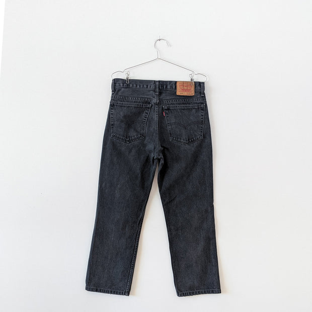 Levi's faded black jeans on sale