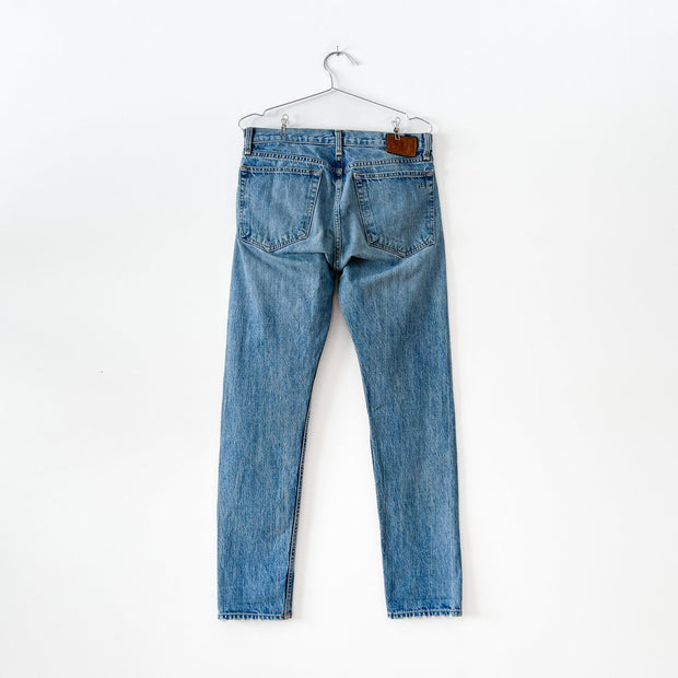 Rag & Bone Marilyn Jean in Huntington Light Blue, Women’s 28. Back of Jeans, Straight Leg with Two Back Pockets. Canada.