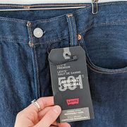 New Tag on Levi's 501 Original Fit Dark Wash “Across A Plain” High-rise Blue Jean. Women’s 28X30.