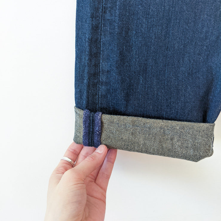 Levi'S 501 Ct Dark Wash Blue Jean 38X32 | Fold And Fray