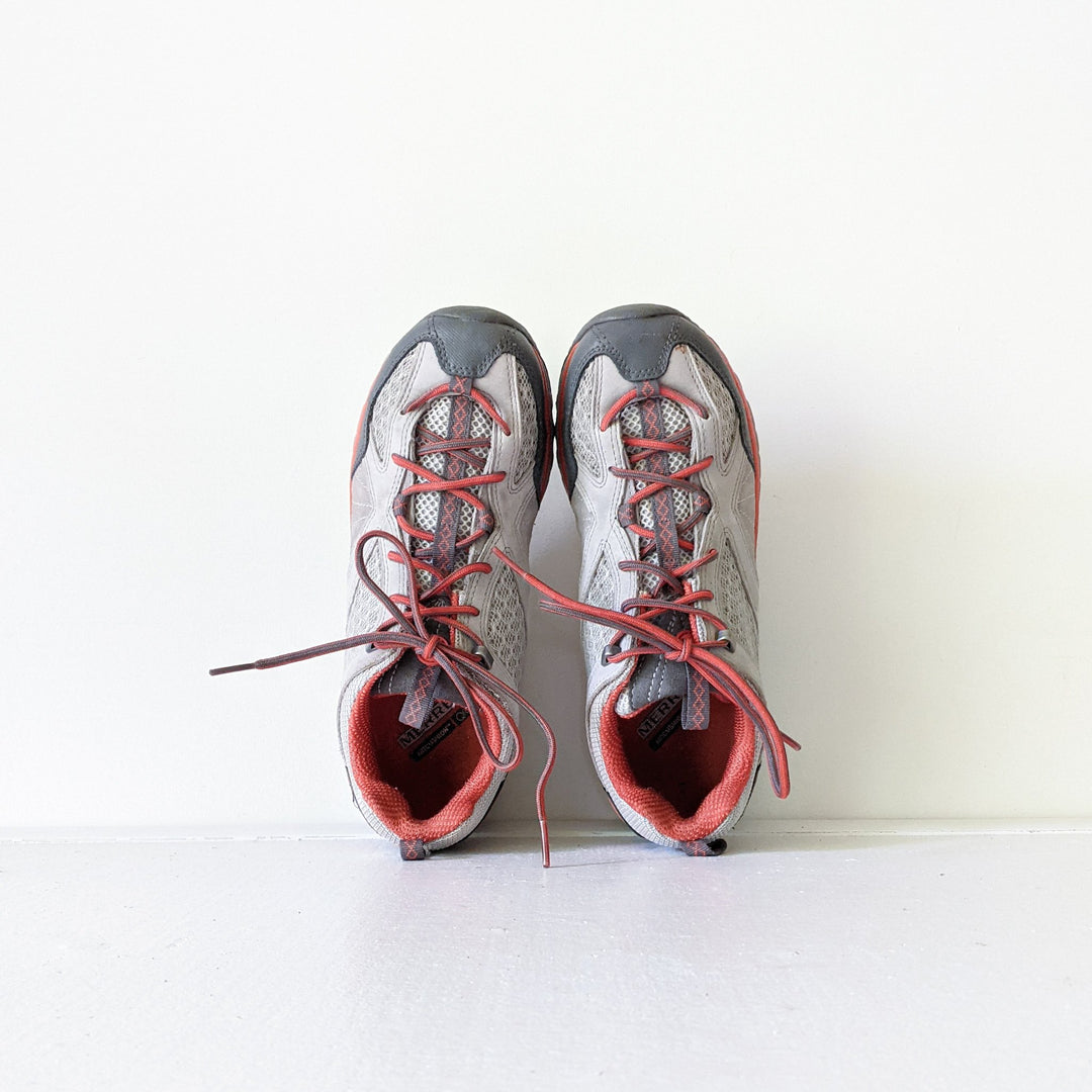 Merrell Avian Light Ventilator in Drizzle Lychee Grey Orange Fold and Fray