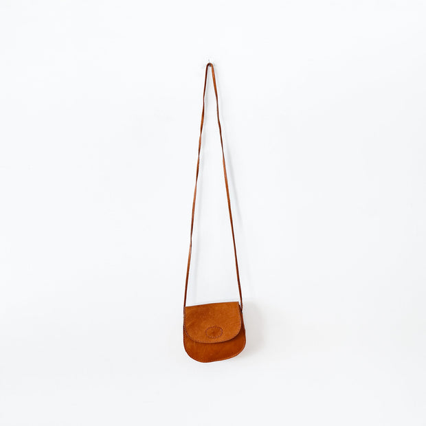Tan leather crossbody purse best sale