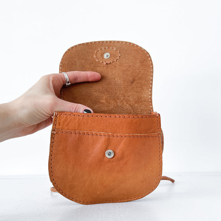 Afkomst Brown Crossbody Saddle Bag Purse w/ Adjustable Strap | eBay