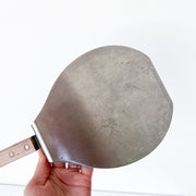 Stainless Steel Pizza Spatula, Pancake Server with Wooden Handle. Plastic-Free Home Goods. Guelph, Ontario, Canada.