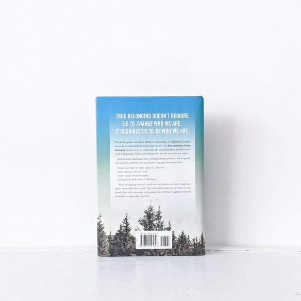 Back Cover of Hardbover Used Book Braving the Wilderness by Brené Brown