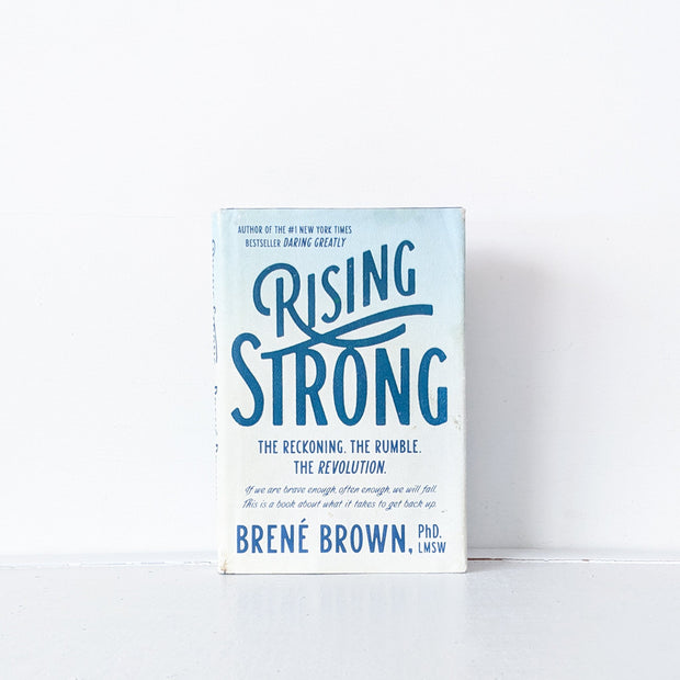 Front Cover of Hardbover Used Book Rising Strong by Brené Brown