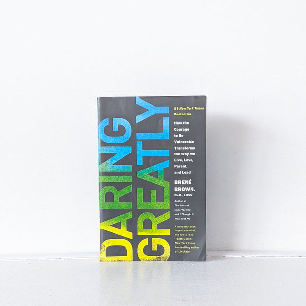 Front Cover of Paperback Used Book Daring Greatly by Brené Brown