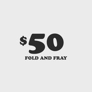 Digital Gift Card Valued at Fifty Dollars For The Sustainable Fashion Brand Fold and Fray